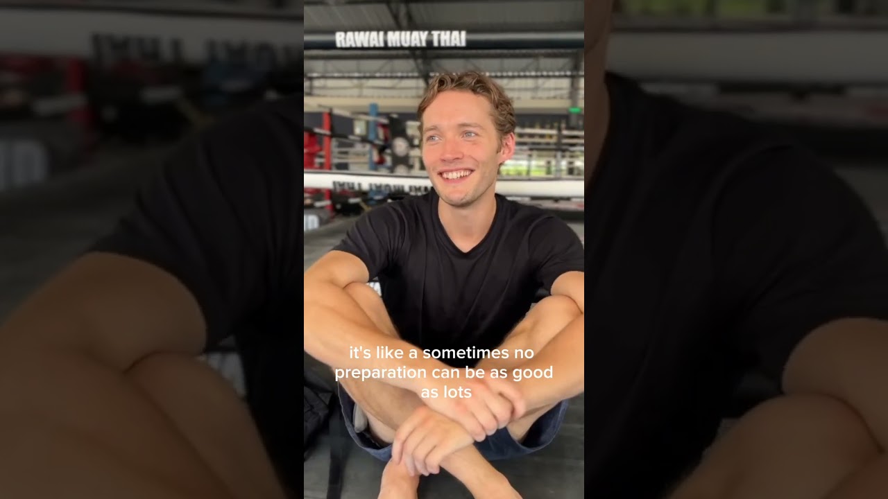 Toby Regbo's post fight interview.