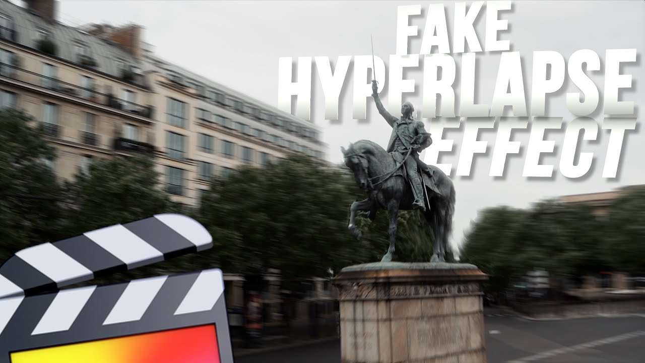 FAKE HYPERLAPSE EFFECT - FINAL CUT PRO