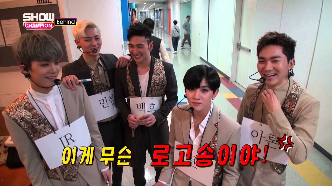 (Showchampion behind EP.1) NU'EST makes 'Show Champion' new logo Song