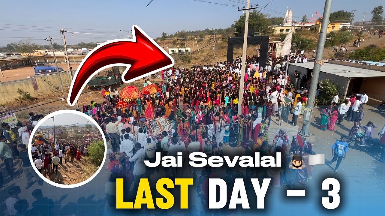 Jai Sevalal 🙇🏻🏳️ Last Day - 3 Festival Dance 🔥🙆🏻‍♂️ @Banjaramotovlogger16 