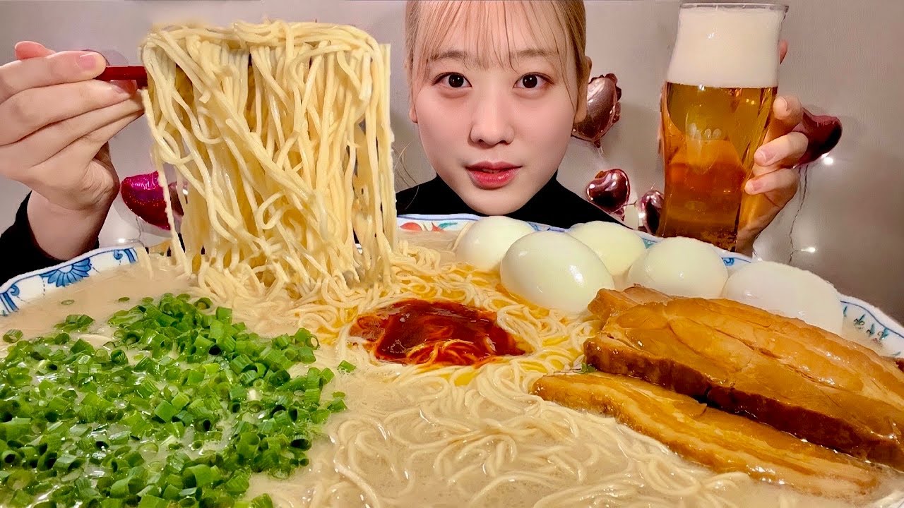 ASMR Ичиран Рамен【русские субтитры】【Mukbang/ Eating Sounds】