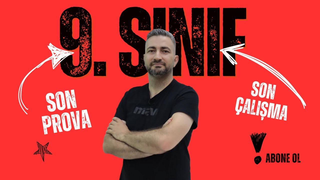 9. SINIF/1. DÖNEM 2. YAZILI / SON PROVA / SONM ÇALIŞMA/ +PDF AÇIKLAMADA!