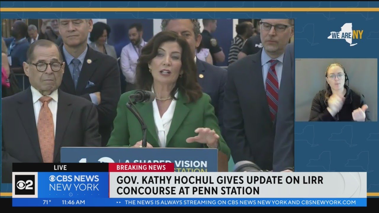 Gov. Hochul gives update on LIRR upgrades at Penn Station