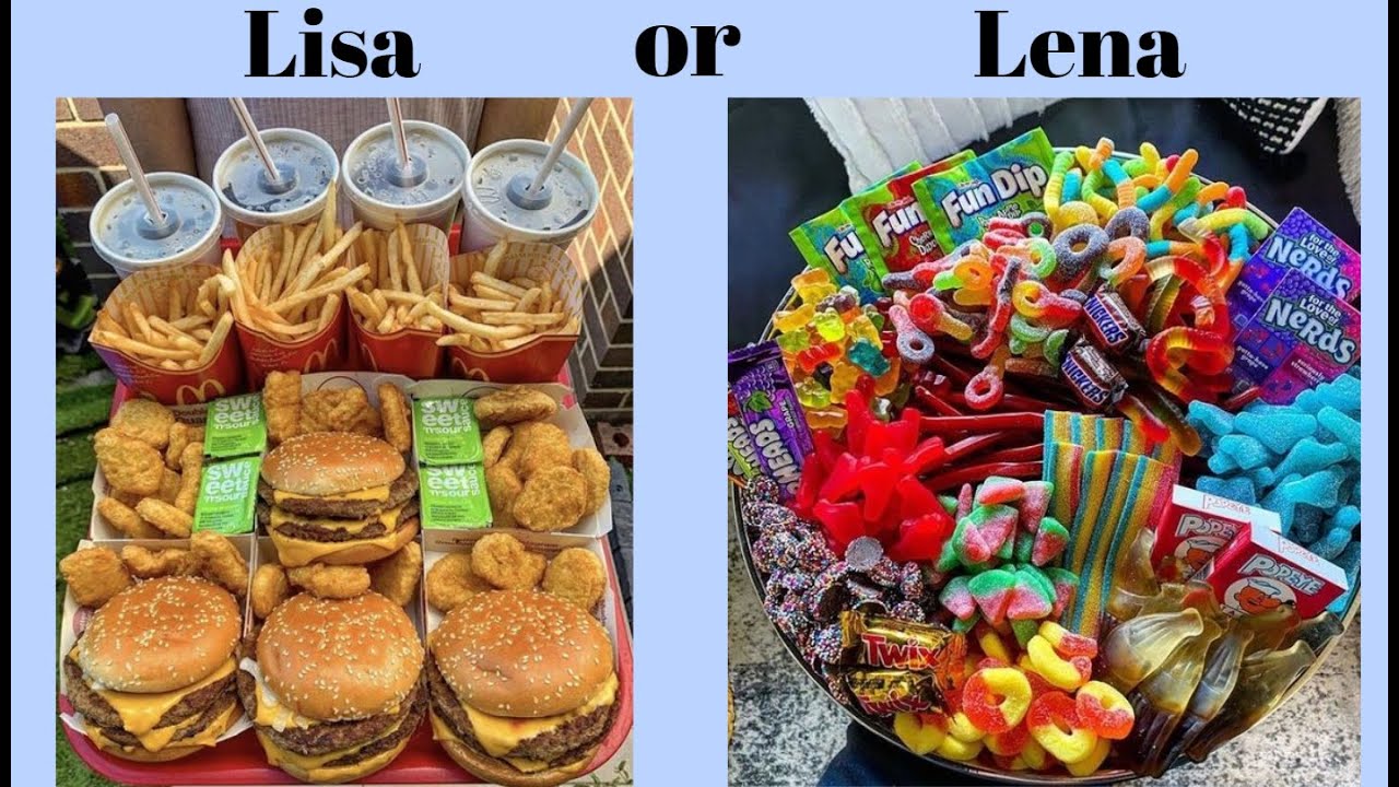 LISA OR LENA | FOOD, CANDY & DRINKS🍟🍦