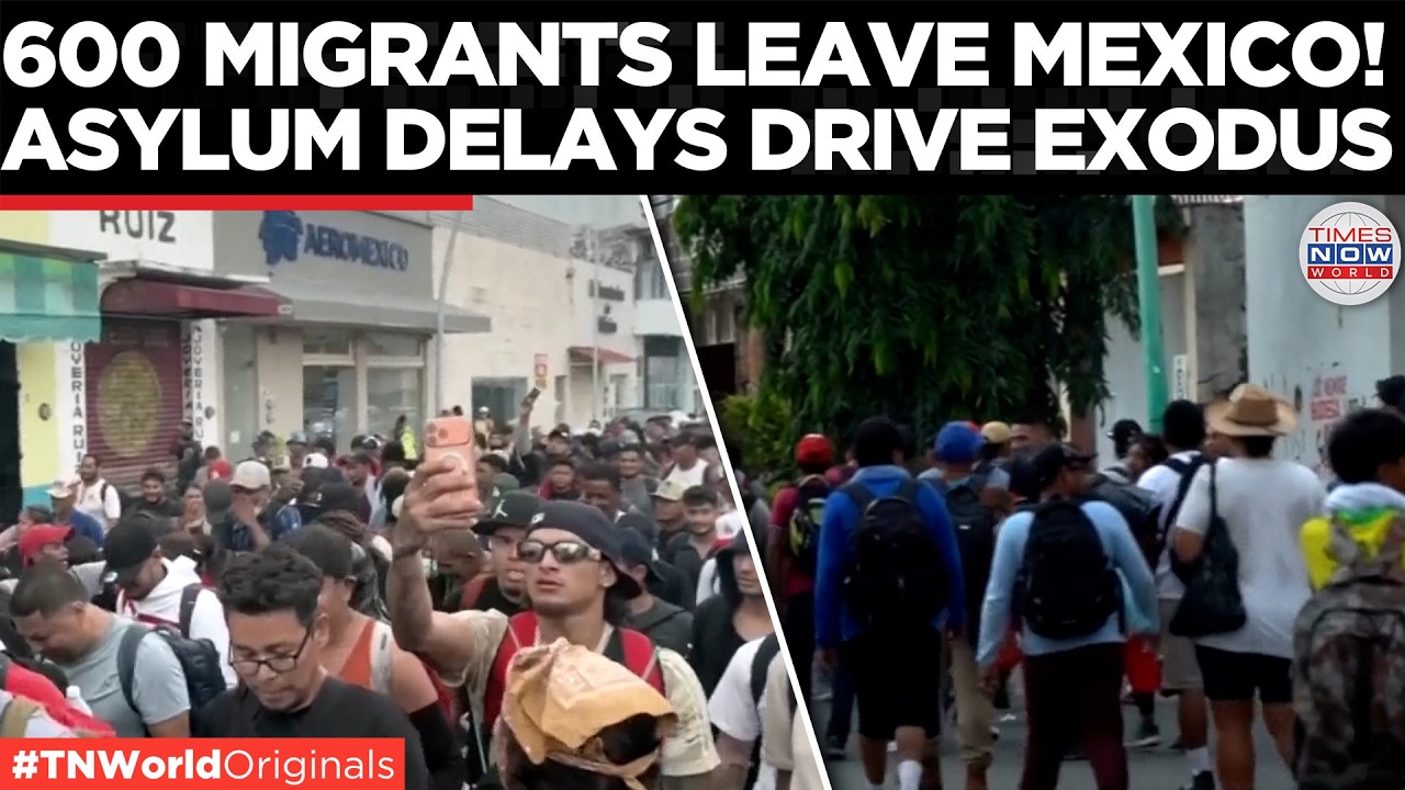 MEXICO MIGRANT CRISIS: 600-Migrant Caravan Leaves Tapachula Amid Asylum Delays and Joblessness