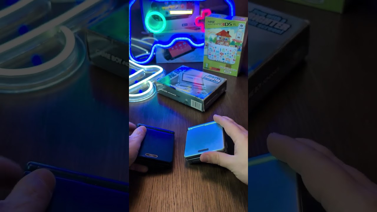 IQUE Gameboy Advance SP vs Nintendo Gameboy Advance SP #saveandload #nintendo #gameboy #ique