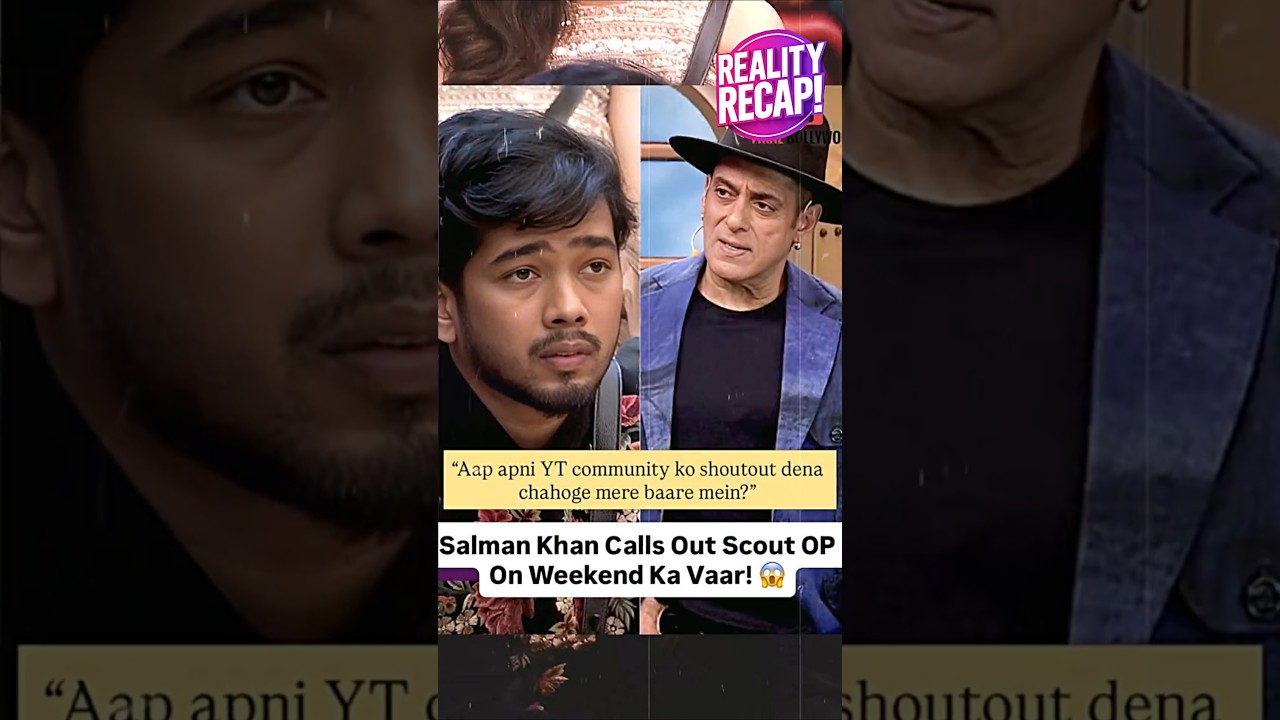 Scout OP Faces Salman Khan&rsquo;s BIG Question | Bigg Boss 20 Weekend Ka Vaar Promo 👀