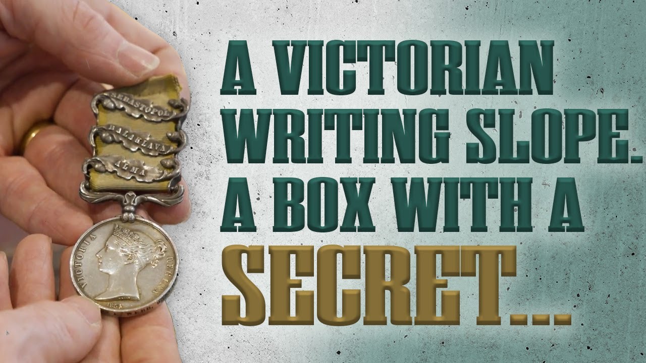 Victorian Writing Slope Holds Secrets From The Thin Red Line | Baldwins Medals