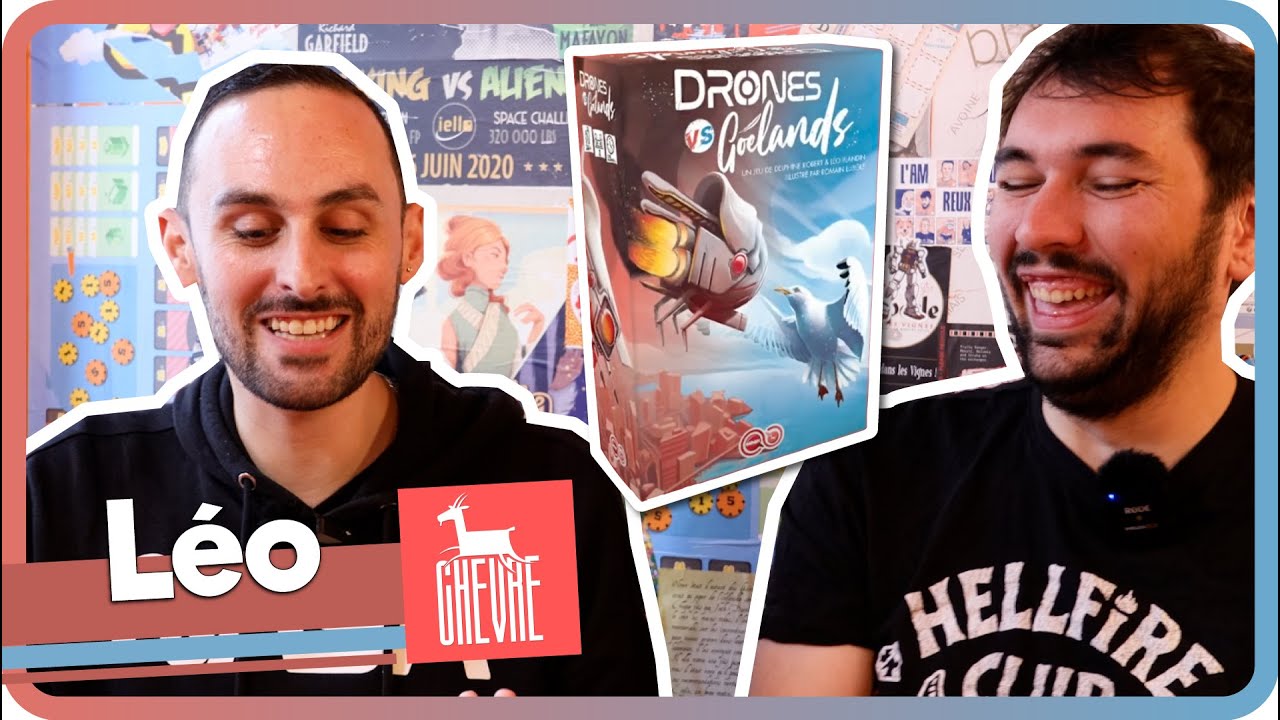 Drones Vs Goélands - Présentation avec l'auteur du jeu