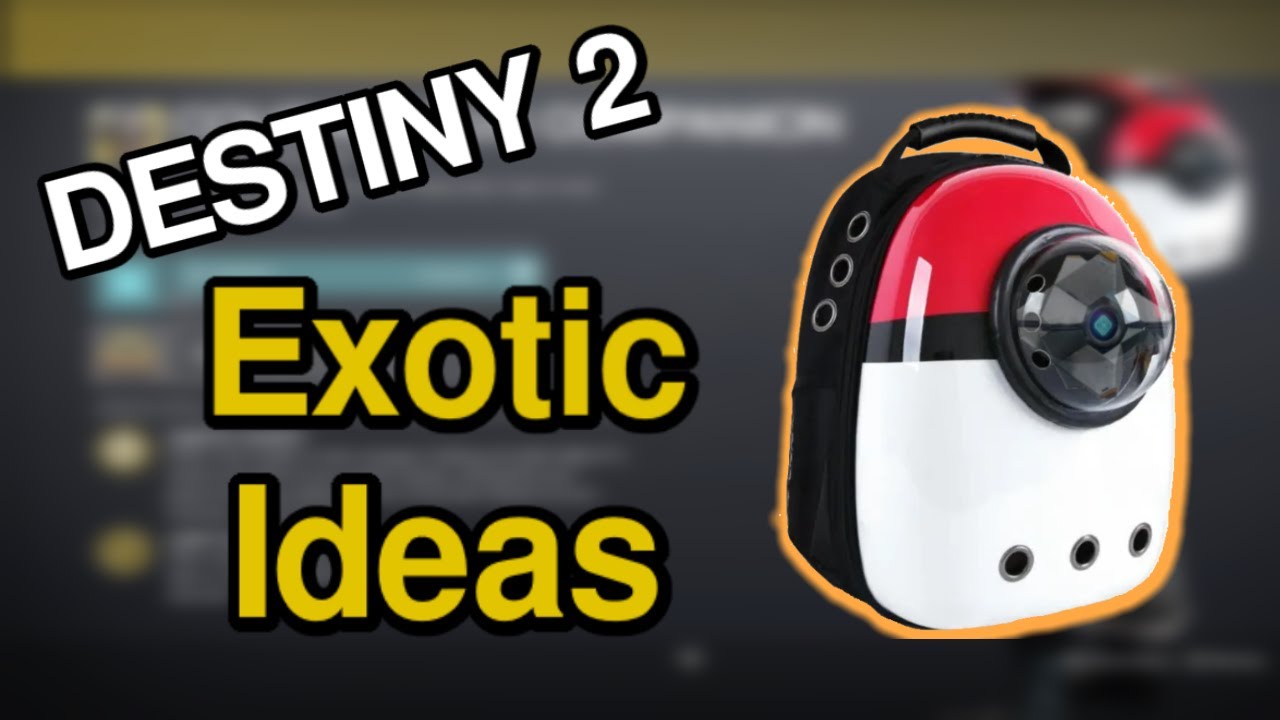 Ghost Backpack? | 8 New Witch Queen Exotic Ideas | Destiny 2
