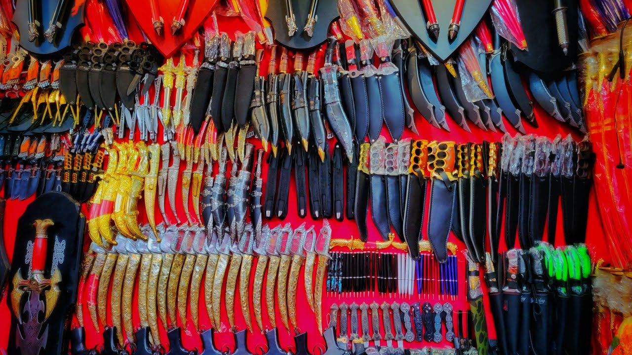 Indian's Best,🗡️of Sword Collection 22k, In Talwar Market Pushkar, Sword,Air pistol, Knife, And All,