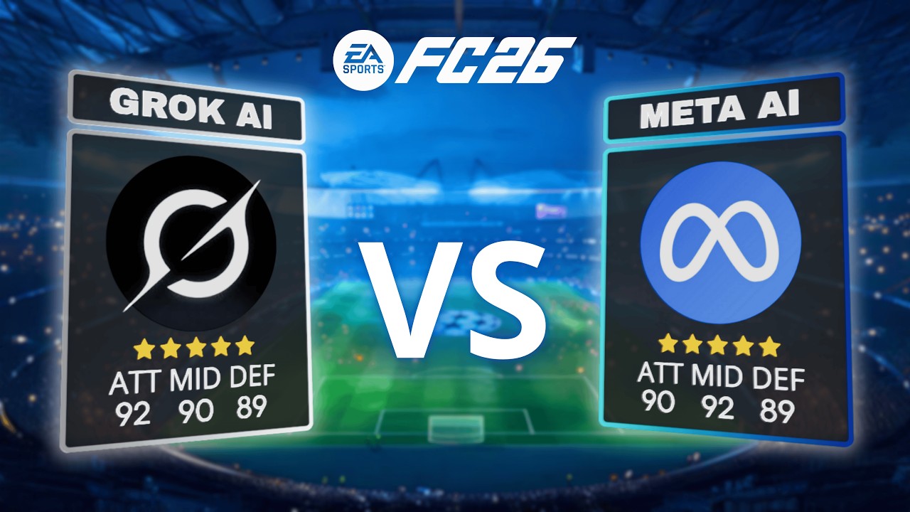 SAYA ADU SKUAD TERBAIK VERSI GROK AI VS META AI! | FC 26 Indonesia