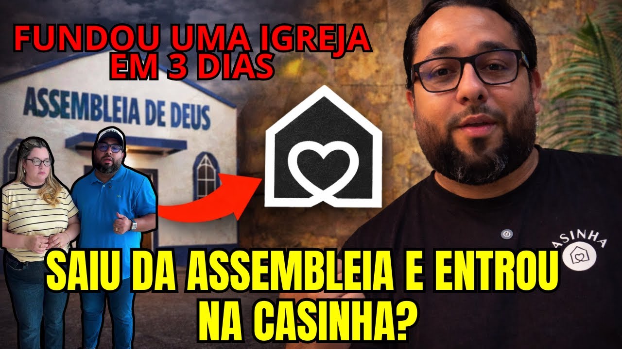 PASTOR É EXPULSO DA ASSEMBLEIA E EM 3 DIAS FUNDA UMA NOVA IGREJA!