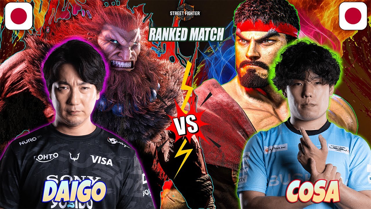 SF6 | DAIGO (#3 Ranked Akuma) vs COSA (#2 Ranked Ryu) 👉 High-Level Street Fighter 6 Gameplay