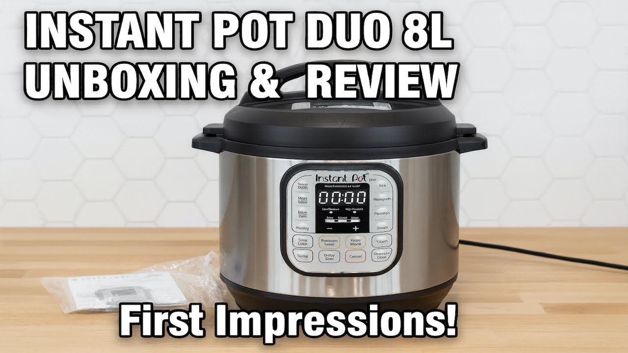 INSTANT POT DUO 8L UNBOXING & REVIEW | First Impressions!