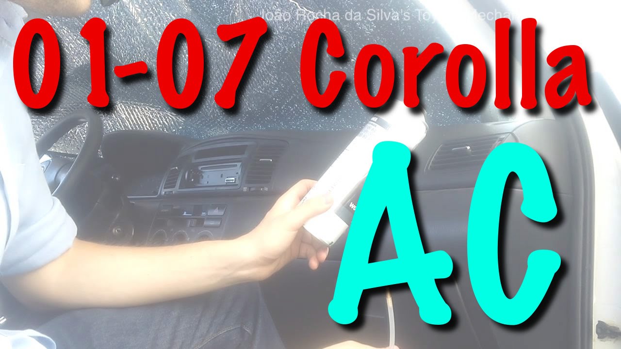 Toyota Corolla 2001-2007: замена кондиционера/салонного фильтра + чистка воздуховодов