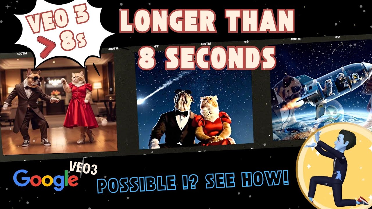 VEO 3 Continuous Scenes: Make AI Videos Longer than 8 Seconds!