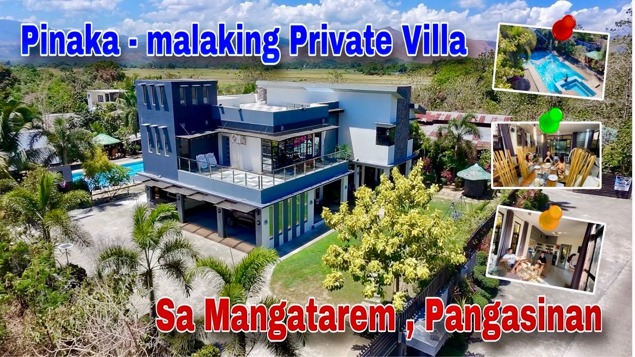 Pinakamalaking private villa sa Mangatarem , Pangasinan / Tara Staycation tayo with my Family