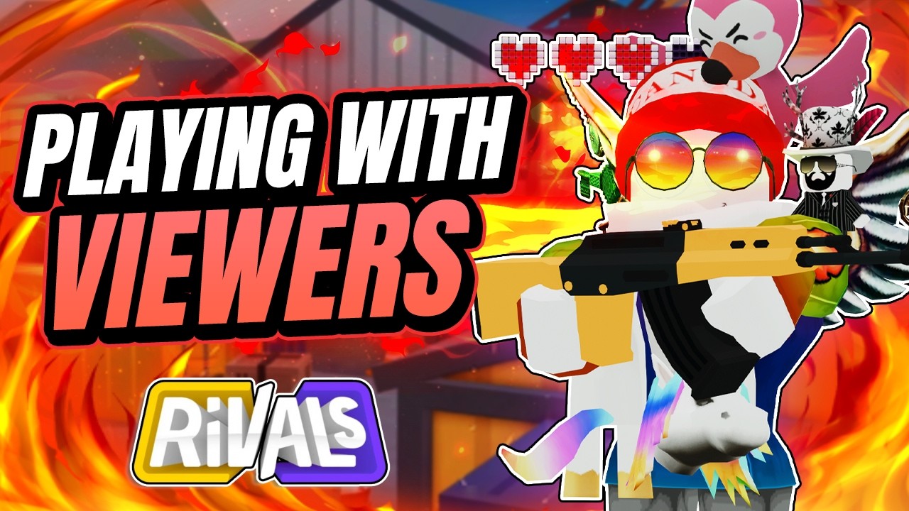 🔴 Roblox RIVALS With Viewers! | 1v1s & 5v5's | NEW UPDATE!  😀