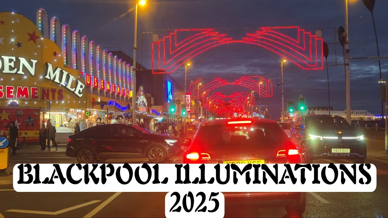 ✨ Blackpool Illuminations 2025 – The Night Blackpool Turns Into Magic! 🌈🎆