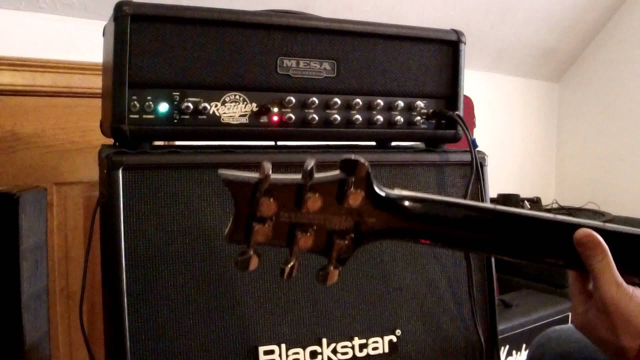 Mesa Boogie Tremoverb 100w through a Blackstar 4x12