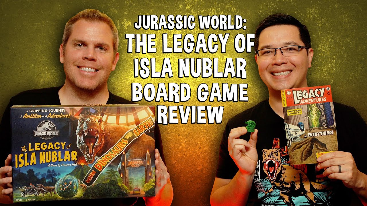 The Legacy of Isla Nublar Review - Jurassic World Board Game