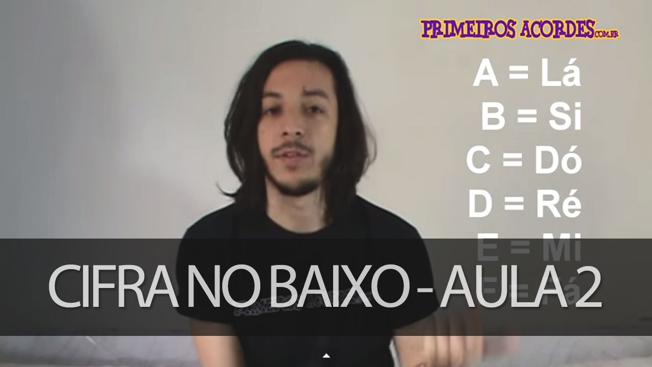 Aprendendo Cifra no Contrabaixo - Aula 2