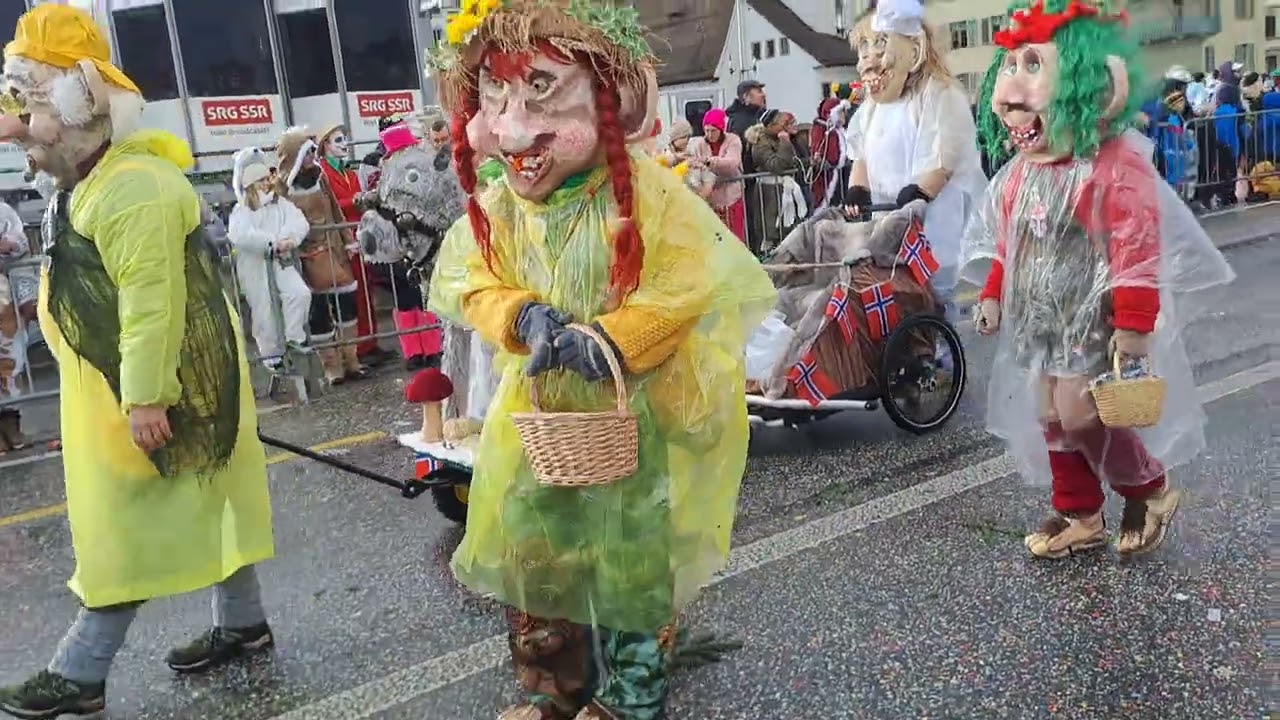Fasnacht-Umzug Gugimusik in Luzern stadt  2026.