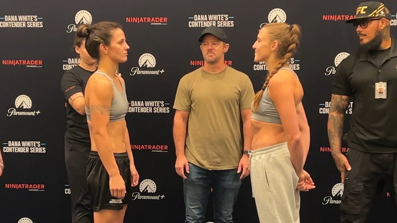 Bella Mir vs Alex Apodaca FACE-OFFS | Dana White&rsquo;s Contender Series 🚨