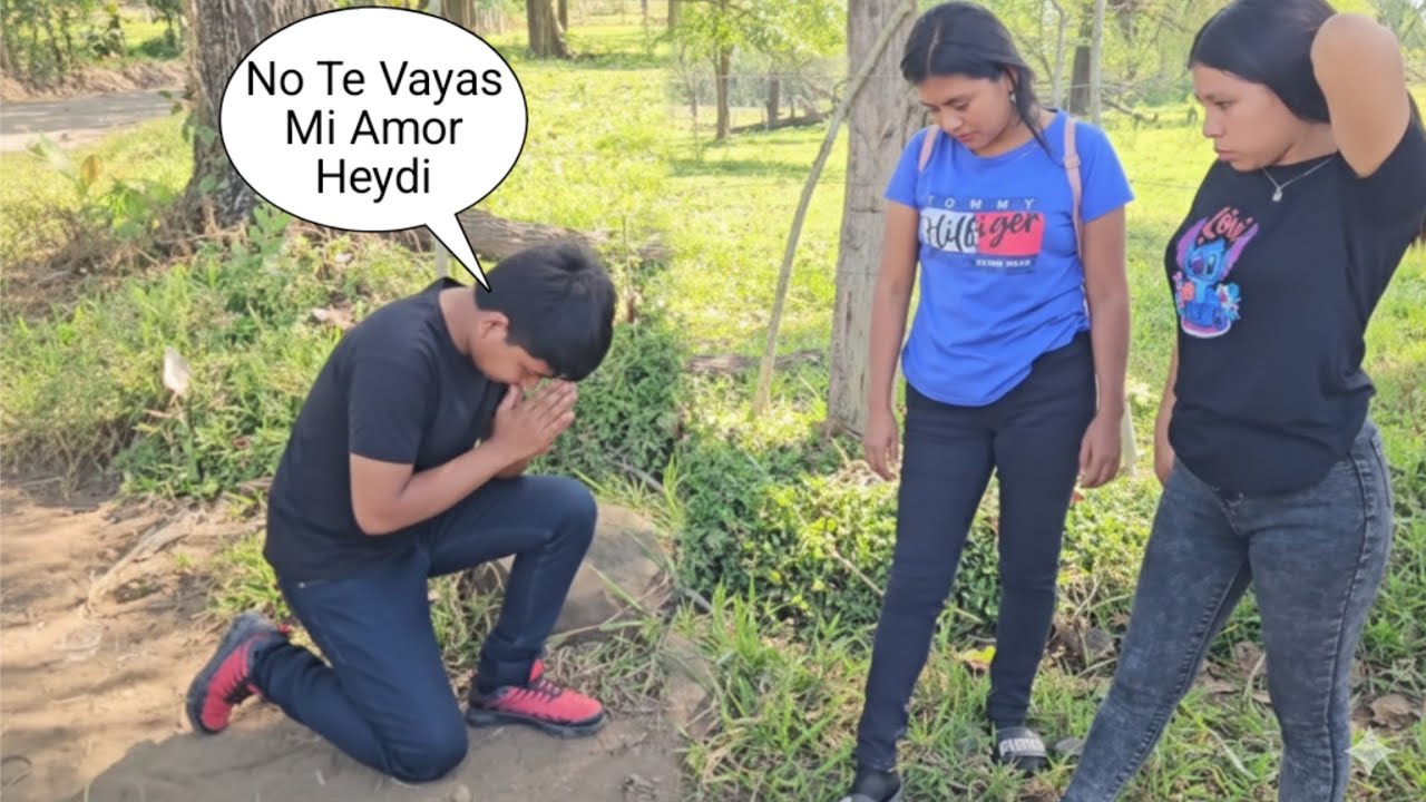 David Se ArrodiIIo Frente A Heydi Para Suplicarle Que No Se Fuera Del Canal