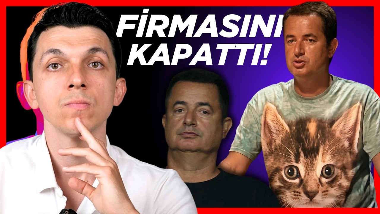 ACUN ILICALI O MEŞHUR FİRMASINI KAPATTI!