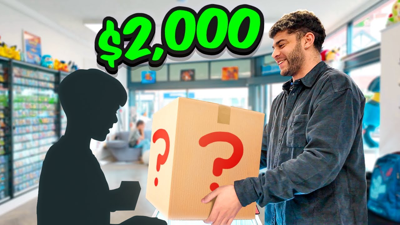 He Bought $2000 Pokemon MYSTERY BOX + HUGE Restock! (POV SHOP EDITION)