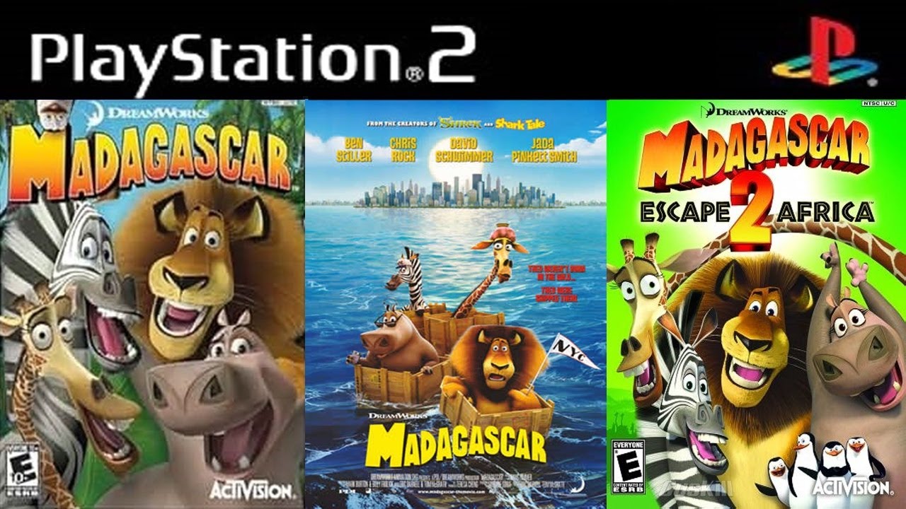All Madagascar Games on PS2