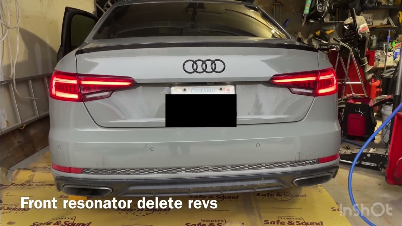 2019 B9 Audi A4 Resonator Delete