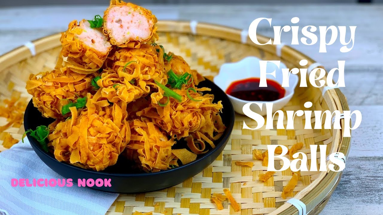 How to make Crispy Fried Shrimp Balls