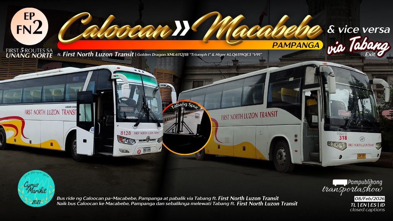 Sumakay ako for the first time mula Caloocan pa-Macabebe! | First 5 Routes sa Unang Norte [PT FN2]