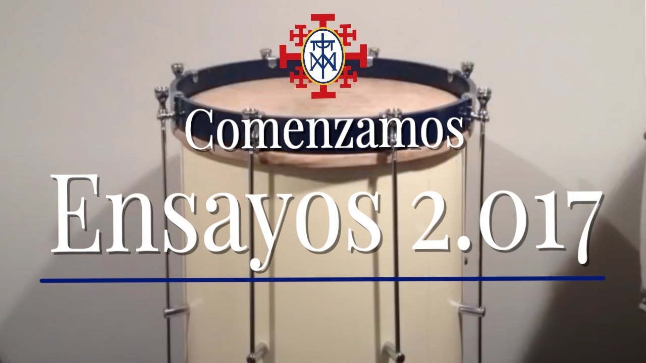 SEMANA SANTA ZARAGOZA 2017 . COMIENZO ENSAYOS COFRADIA DE LA PIEDAD