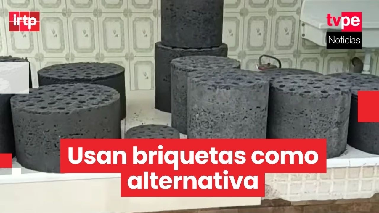 Briquetas se vuelven alternativa económica ante alza del gas en hogares de Lima
