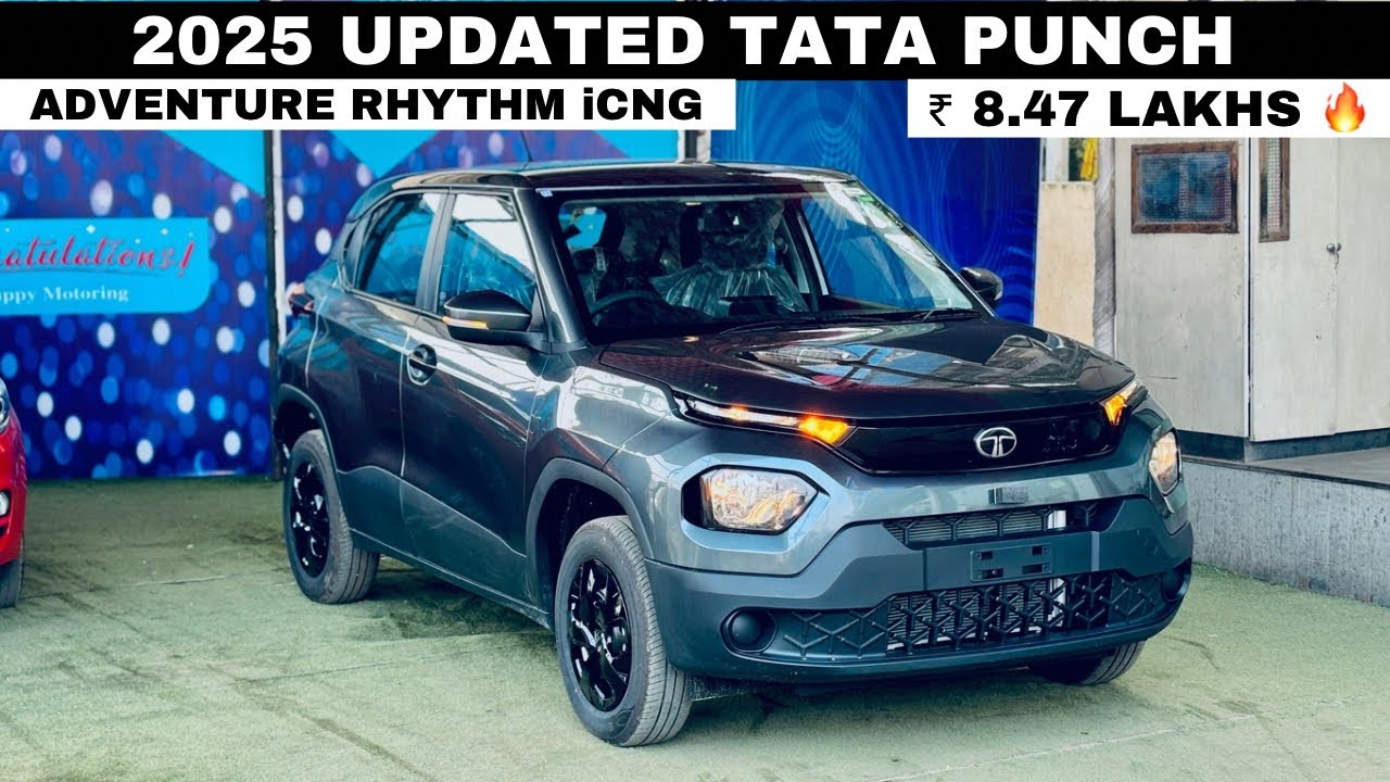 2025 Updated Tata Punch Adventure Rhythm iCNG ₹ 8.47 Lakhs Most Detailed Review | Moter Jet
