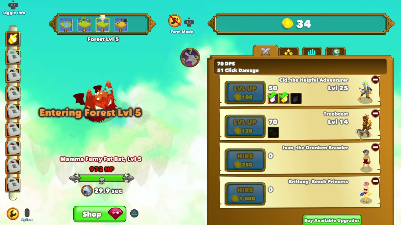 Clicker Heroes Glitch