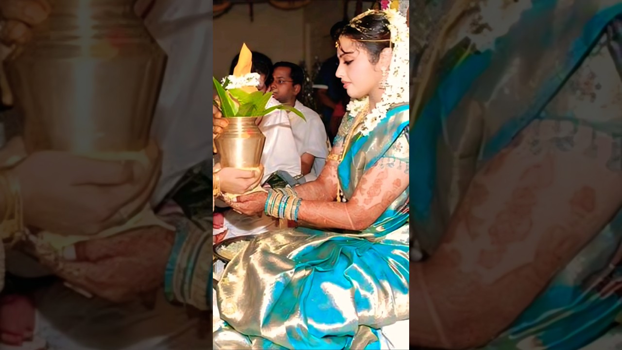 Meena ❤️ marriage photo Puja shorts #family #love #song #couple #meena #marriage #trendingshorts