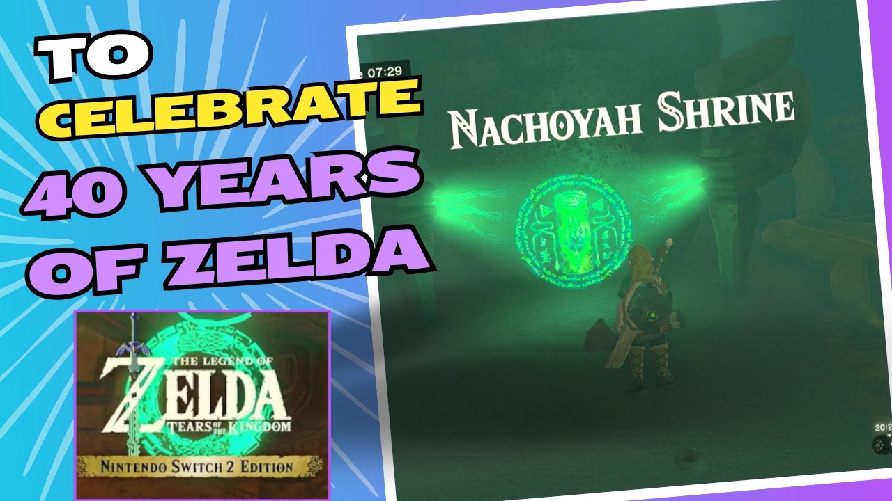 NACHOYAH SHRINE - THE LEGEND OF ZELDA - TEARS OF THE KINGDOM - TO CELEBRATE 40 YEARS OF ZELDA