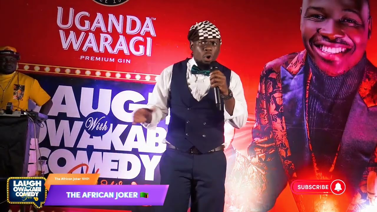 The African Joker - Zambia🇿🇲  Live at Laugh With Owakabi Comedy show. Lira June 2023