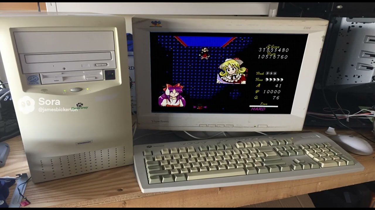 Touhou PC98 Analog Horror (Sora AI)