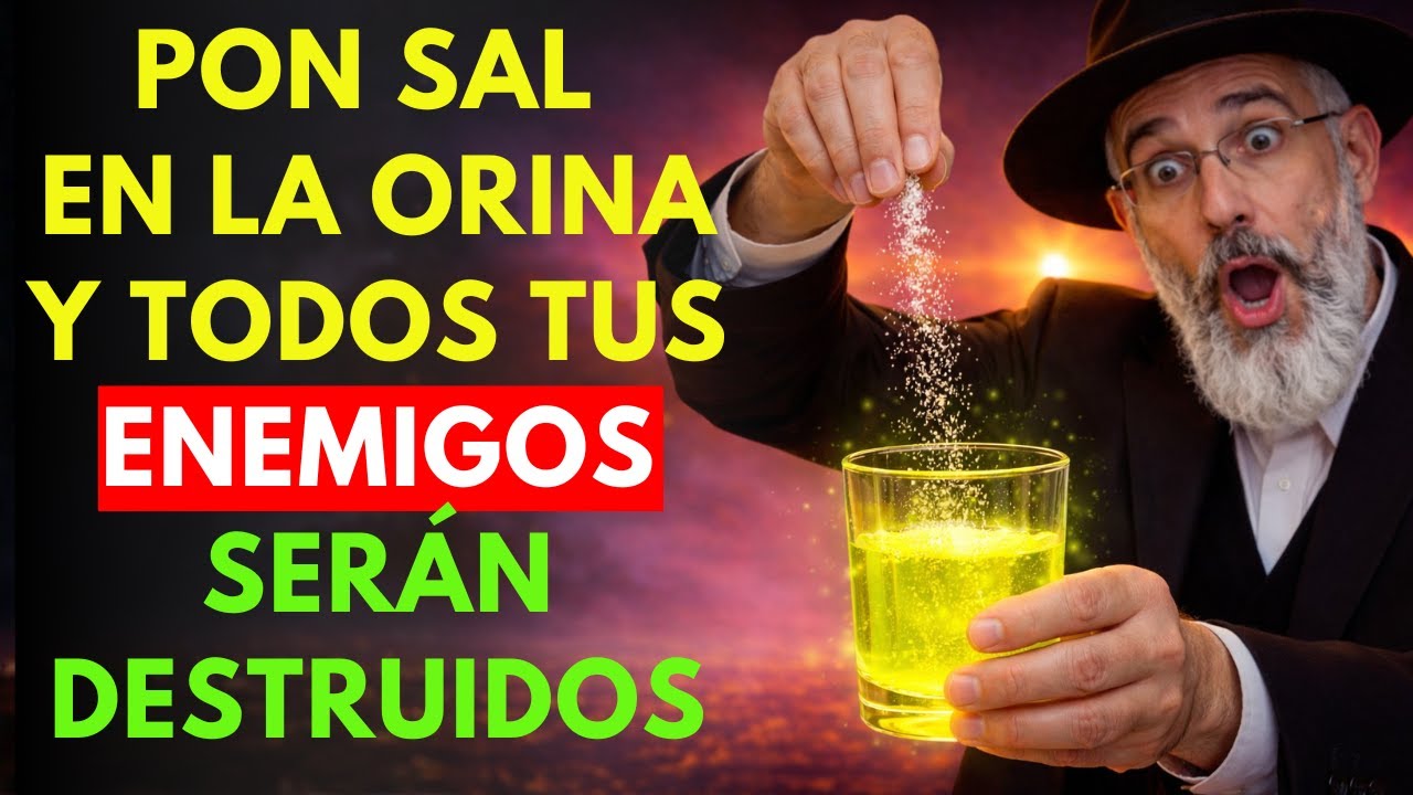 Pon Sal en TU ORINA para ELIMINAR a Todos Tus Enemigos sin pelear | Cábala Judía