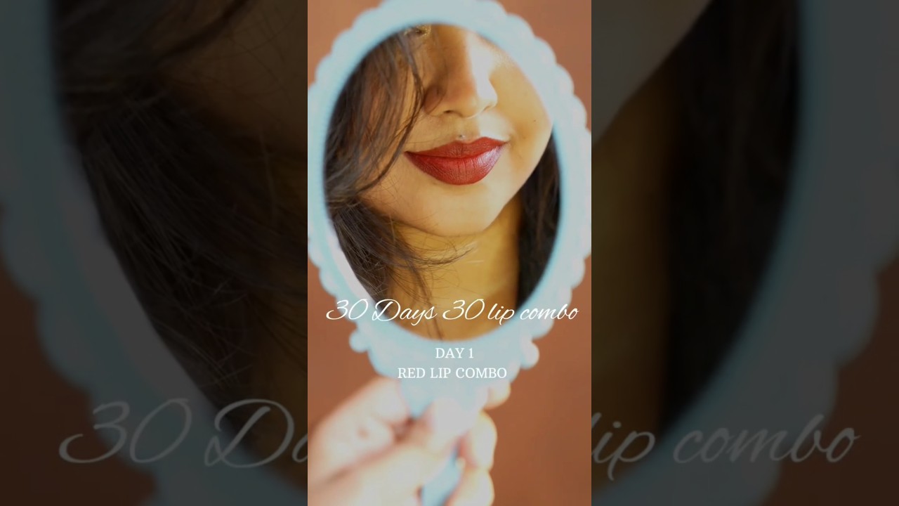 Day 1 - 30 Days 30 Lip combo - Red Lips 