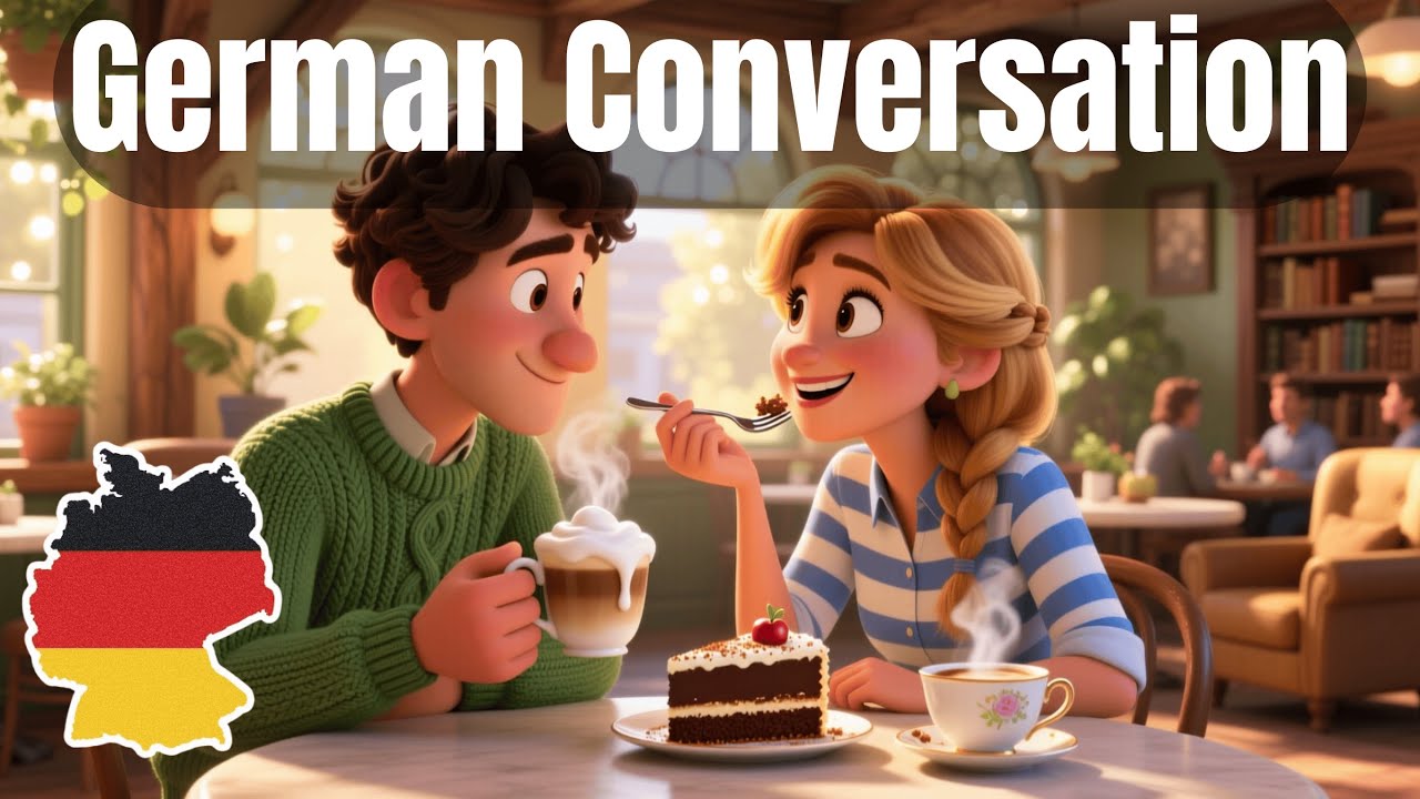 German for Beginners: Ordering Coffee and Cake | A1 Listening Practice