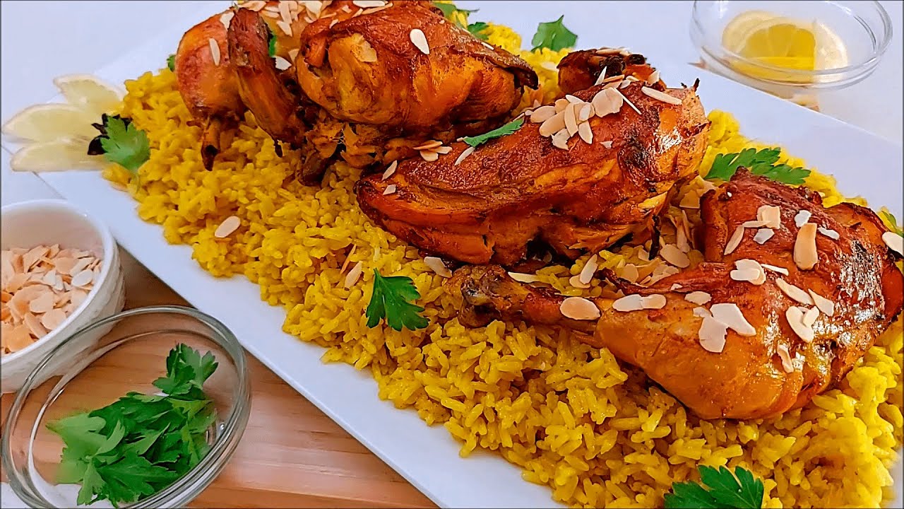 سر الروز بالدجاج طبق رئيسي خطير الأرز الدجاج محمر مذاق مميز فوق الوصف سهل التحضير جربوه متشبعوش منو😋