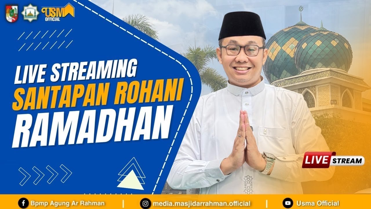 🔴 Live Santapan Rohani Ramadhan | Ustadz Dr. H. Muhammad Ashsubli, S.Hi.,  M.Si