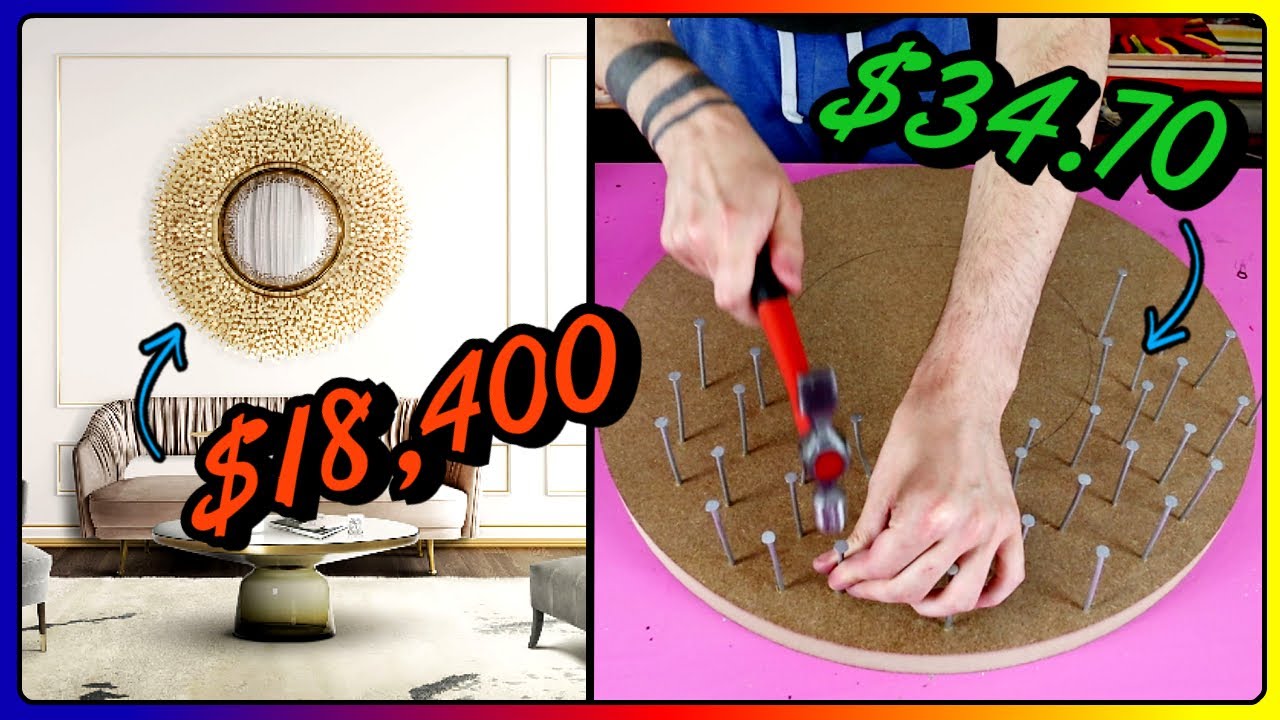 DIY Designer Home Decor On A Budget | Expensive Home Vs DIY